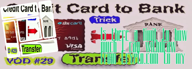 How to transfer from cryptocom to bank account
